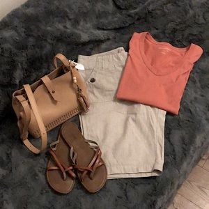 Cotton Bermuda shorts